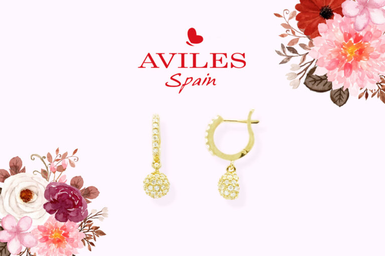 pendientes de oro con diamante